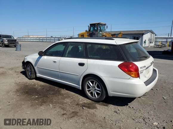 2005 Subaru Legacy with VIN 4S3BP616957379721, listed as a Copart auction lot 59583885 with 132,369 mi miles and Salvage title. Bid and sale history available at DreamBid. Image 2.