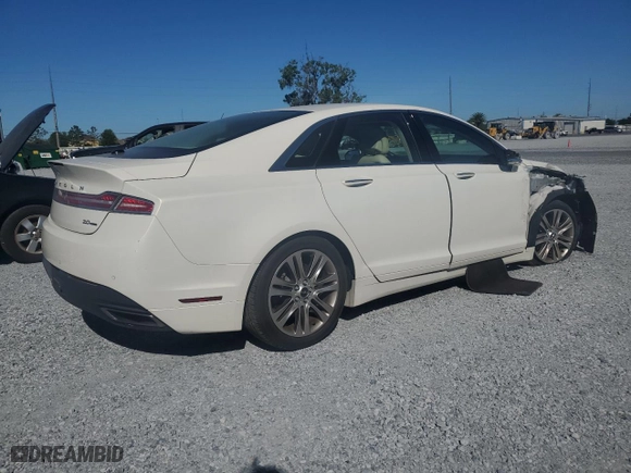 2013 Lincoln MKZ with VIN 3LN6L2G95DR813594, listed as a Copart auction lot 49281935 with 49,242 mi miles and Salvage Title. Bid and sale history available at carsss.com. Image 3.