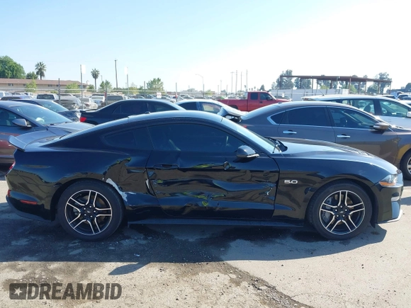 2019 Ford Mustang GT with VIN 1FA6P8CF5K5181483, listed as a IAAI auction lot 42012641 with 23,317 mi miles. Bid and sale history available at carsss.com. Image 13.