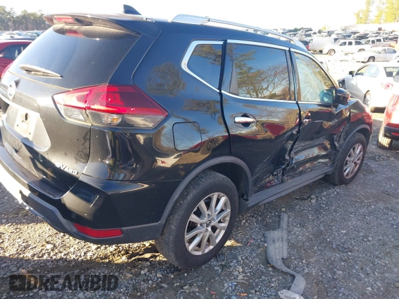 2019 Nissan Rogue SV with VIN KNMAT2MV2KP505805, listed as a IAAI auction lot 41192230 with 92,155 mi miles. Bid and sale history available at carsss.com. Image 4.