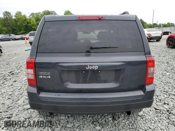 2014 Jeep Patriot Latitude with VIN 1C4NJRFB2ED718259, listed as a Copart auction lot 58095825 with 116,665 mi miles and Salvage title. Bid and sale history available at DreamBid. Image 6.