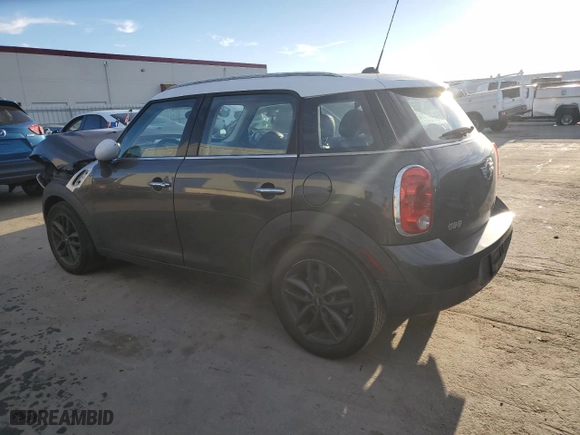2013 MINI Cooper Countryman with VIN WMWZB3C55DWM08553, listed as a Copart auction lot 88506725 with 101,317 mi miles and Salvage Title. Bid and sale history available at carsss.com. Image 2.