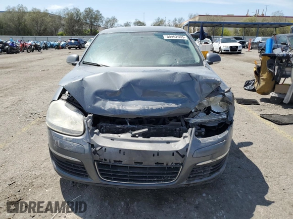 2010 Volkswagen Jetta S with VIN 3VWJZ7AJ2AM005738, listed as a Copart auction lot 55462935 with 173,514 mi miles and Salvage title. Bid and sale history available at DreamBid. Image 5.
