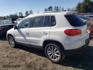 2017 Volkswagen Tiguan Wolfsburg Edition with VIN WVGSV7AX2HK006134, listed as a Copart auction lot 46092395 with 92,807 mi miles and Salvage Title. Bid and sale history available at carsss.com. Image 2.