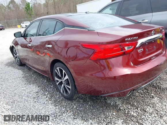 2017 Nissan Maxima SV with VIN 1N4AA6AP4HC362140, listed as a IAAI auction lot 41557091 with 124,150 mi miles and . Bid and sale history available at DreamBid. Image 3.