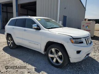 2014 Jeep Grand Cherokee Overland with VIN 1C4RJECG5EC519870, listed as a Copart auction lot 52364725 with 78,043 mi miles and Salvage Title. Bid and sale history available at carsss.com. Image 4.