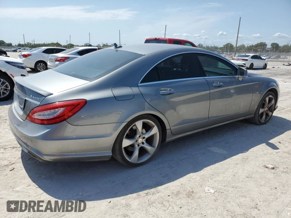 2012 Mercedes-Benz CLS 550 with VIN WDDLJ9BB1CA021683, listed as a Copart auction lot 56100415 with 203,999 mi miles and Clean Title. Bid and sale history available at DreamBid. Image 3.