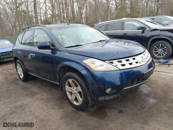 2004 Nissan Murano SE with VIN JN8AZ08W64W341171, listed as a IAAI auction lot 41684057 with 231,415 mi miles. Bid and sale history available at carsss.com. Image 1.