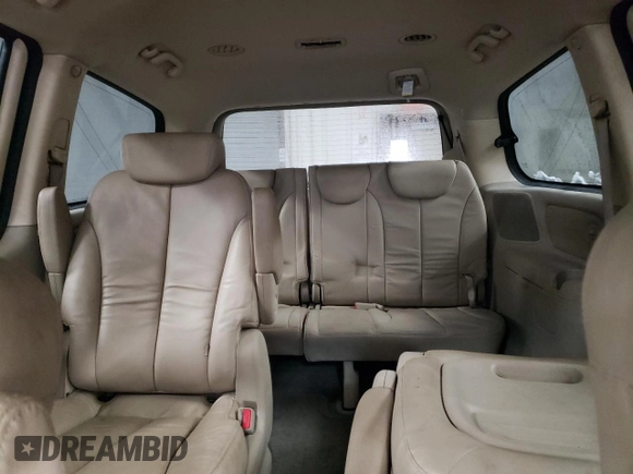2008 Kia Sedona EX with VIN KNDMB233786244220, listed as a Copart auction lot 44936015 with 180,373 mi miles and Non Repairable. Bid and sale history available at carsss.com. Image 10.
