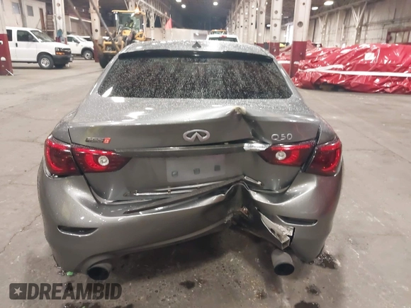 2016 Infiniti Q50 3.0t Premium with VIN JN1EV7AP0GM305466, listed as a IAAI auction lot 41778105 with 79,919 mi miles. Bid and sale history available at carsss.com. Image 6.