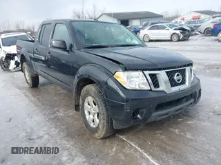 2013 Nissan Frontier SV with VIN 1N6AD0FV2DN736231, listed as a IAAI auction lot 41574940 with 161,675 mi miles and . Bid and sale history available at DreamBid. Image 1.