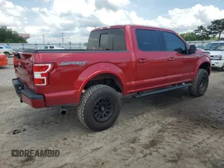 2020 Ford F-150 XL with VIN 1FTEW1EP0LFC30820, listed as a Copart auction lot 58323435 with 59,659 mi miles and Salvage title. Bid and sale history available at DreamBid. Image 3.