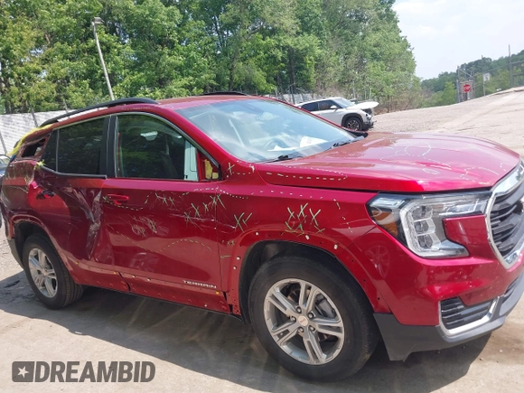 2022 GMC Terrain SLE with VIN 3GKALMEV5NL122116, listed as a IAAI auction lot 42431268 with 31,107 mi miles and . Bid and sale history available at DreamBid. Image 13.