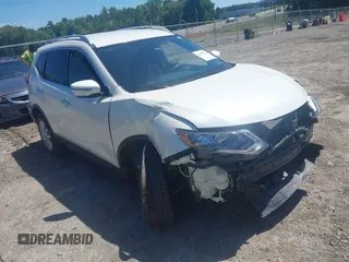 2017 Nissan Rogue SV with VIN KNMAT2MTXHP606453, listed as a IAAI auction lot 42529351 with 53,396 mi miles and . Bid and sale history available at DreamBid. Image 1.
