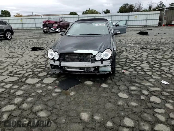 2007 Mercedes-Benz CLK 350 with VIN WDBTK56F27F207673, listed as a Copart auction lot 82643764 with 84,260 mi miles and Salvage Title. Bid and sale history available at DreamBid. Image 11.