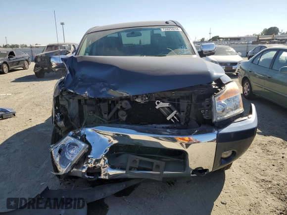 2015 Nissan Titan SL with VIN 1N6BA0EC1FN506809, listed as a Copart auction lot 72825514 with 132,830 mi miles and Salvage Title. Bid and sale history available at carsss.com. Image 5.