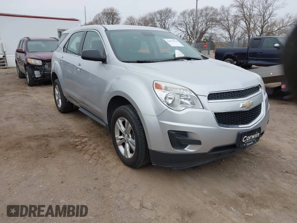 2013 Chevrolet Equinox LS with VIN 1GNALBEK9DZ111673, listed as a IAAI auction lot 41972774 with 118,689 mi miles and . Bid and sale history available at DreamBid. Image 1.