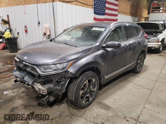 2017 Honda CR-V Touring with VIN 2HKRW2H93HH633742, listed as a Copart auction lot 85149994 with 51,246 mi miles and Non Repairable. Bid and sale history available at carsss.com. Image 1.