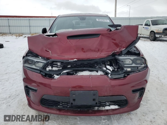 2021 Dodge Durango R/T with VIN 1C4SDJCT7MC848471, listed as a Copart auction lot 88320015 with 57,104 mi miles and Salvage Title. Bid and sale history available at DreamBid. Image 5.