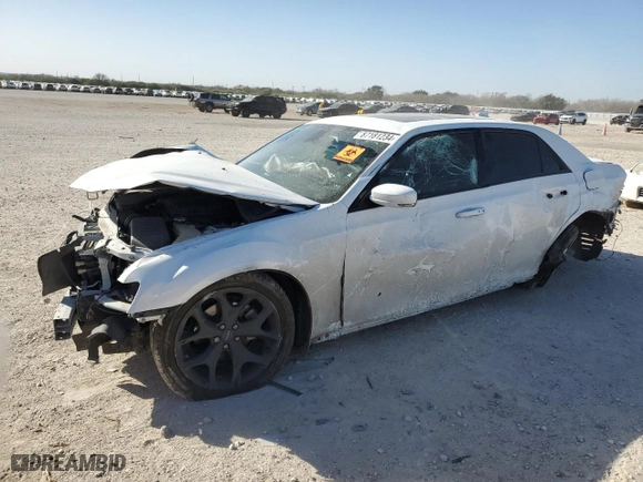 2021 Chrysler 300 with VIN 2C3CCABGXMH585616, listed as a Copart auction lot 87181234 with 0 mi miles and Salvage Title. Bid and sale history available at carsss.com. Image 1.