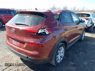2020 Hyundai Tucson SE with VIN KM8J2CA43LU241383, listed as a IAAI auction lot 41952052 with 15,491 mi miles. Bid and sale history available at carsss.com. Image 4.