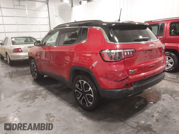 2024 Jeep Compass Limited with VIN 3C4NJDCN7RT584849, listed as a IAAI auction lot 41545117 with 12,411 mi miles and . Bid and sale history available at DreamBid. Image 3.