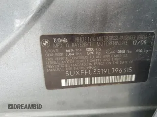 2009 BMW X5 35d z VIN 5UXFF03519LJ96315, wystawiony jako Copart lot #53144725 z przebiegiem Nie podano mil oraz Czysty tytuł • Clean title. Historia ofert i sprzedaży dostępna na DreamBid. Obrazek 13.