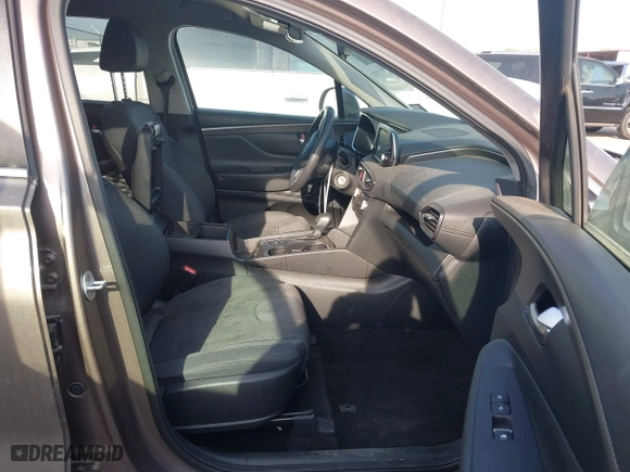 2019 Hyundai Santa Fe SE with VIN 5NMS23AD3KH117001, listed as a IAAI auction lot 41898888 with 108,418 mi miles. Bid and sale history available at carsss.com. Image 5.