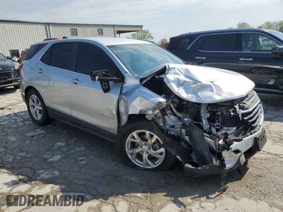 2021 Chevrolet Equinox LT with VIN 3GNAXKEV1MS172477, listed as a Copart auction lot 53365345 with 62,334 mi miles and Salvage Title. Bid and sale history available at DreamBid. Image 4.