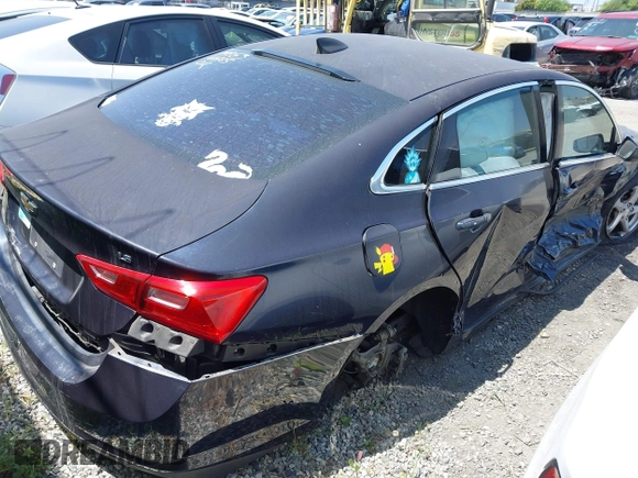 2016 Chevrolet Malibu LS with VIN 1G1ZB5STXGF169657, listed as a IAAI auction lot 42067389 with Not Provided miles and . Bid and sale history available at carsss.com. Image 4.