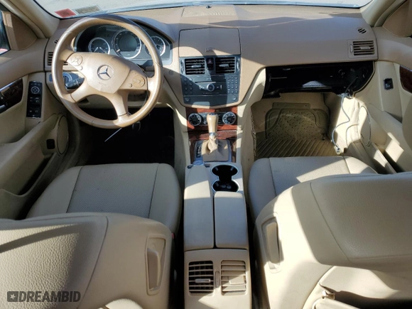 2008 Mercedes-Benz C-Class 3.0L Sport with VIN WDDGF54X68R029372, listed as a Copart auction lot 43852465 with 0 mi miles and Non Repairable. Bid and sale history available at carsss.com. Image 8.