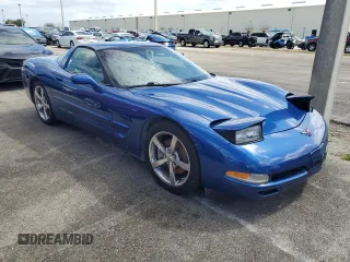 2002 Chevrolet Corvette with VIN 1G1YY22G325104997, listed as a Copart auction lot 75008234 with 0 mi miles and Non Repairable. Bid and sale history available at carsss.com. Image 4.