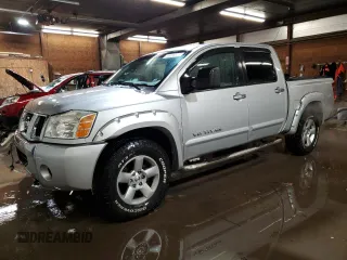 2007 Nissan Titan LE with VIN 1N6BA07B37N215122, listed as a Copart auction lot 44695515 with 202,560 mi miles and Salvage Title. Bid and sale history available at carsss.com. Image 1.