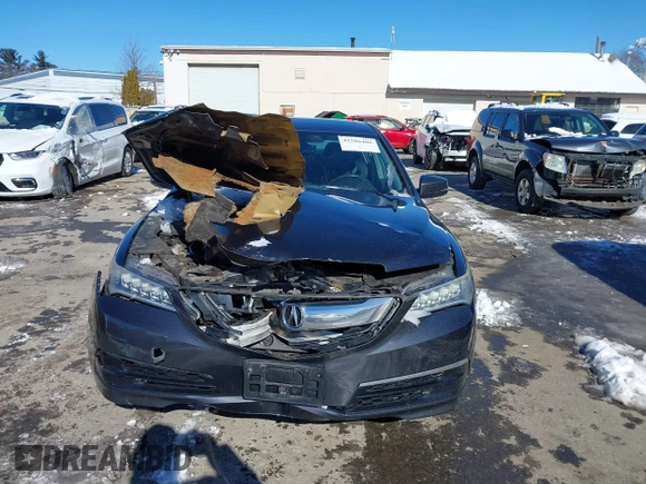 2015 Acura TLX V6 Tech with VIN 19UUB3F55FA000872, listed as a IAAI auction lot 41586406 with 142,067 mi miles. Bid and sale history available at carsss.com. Image 12.
