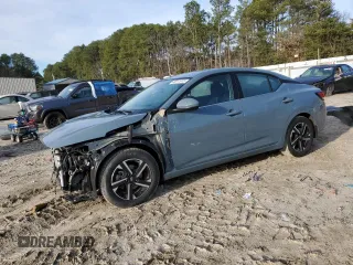 2024 Nissan Sentra SV with VIN 3N1AB8CV9RY304602, listed as a Copart auction lot 46911915 with 29,313 mi miles and Salvage Title. Bid and sale history available at DreamBid. Image 1.