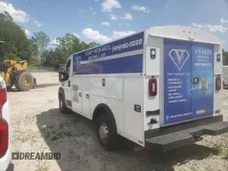 2022 Ram ProMaster with VIN 3C7WRVKG1NE141894, listed as a Copart auction lot 42490895 with 55,907 mi miles and Salvage Title. Bid and sale history available at DreamBid. Image 2.