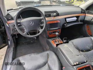 2005 Mercedes-Benz S-Class 4.3L with VIN WDBNG70J35A444217, listed as a Copart auction lot 74949084 with 0 mi miles and Salvage Title. Bid and sale history available at carsss.com. Image 8.