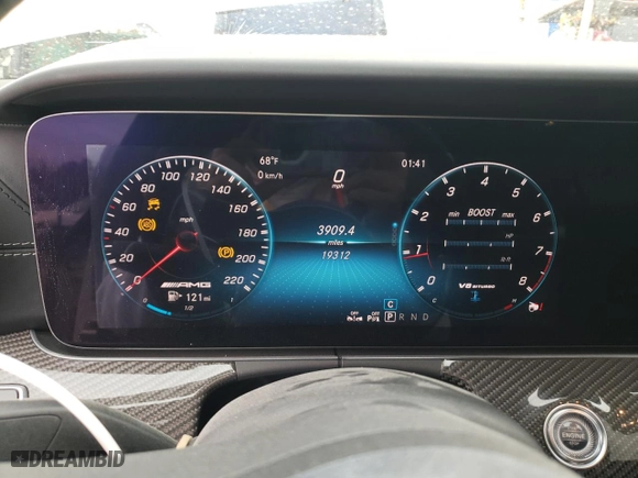2019 Mercedes-Benz AMG GT with VIN WDD7X8JB9KA001353, listed as a Copart auction lot 76801294 with 19,312 mi miles and Clean Title. Bid and sale history available at carsss.com. Image 9.