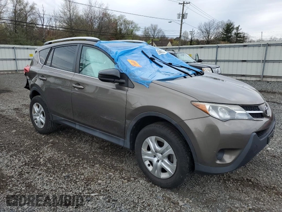 2015 Toyota RAV4 LE with VIN 2T3BFREV9FW325914, listed as a Copart auction lot 52896735 with Not Provided miles and Salvage Title. Bid and sale history available at DreamBid. Image 4.