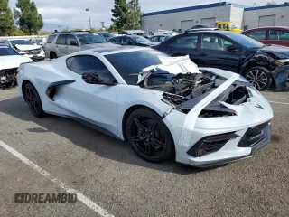 2024 Chevrolet Corvette 1LT with VIN 1G1YA2D46R5109841, listed as a Copart auction lot 81775464 with 7,840 mi miles and Salvage title. Bid and sale history available at DreamBid. Image 4.