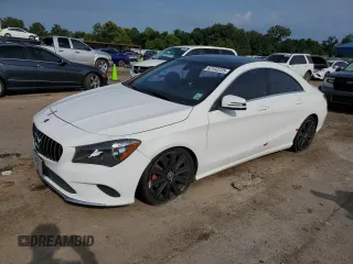 2018 Mercedes-Benz CLA 250 with VIN WDDSJ4GBXJN639792, listed as a Copart auction lot 62102235 with 96,261 mi miles and Salvage title. Bid and sale history available at DreamBid. Image 1.