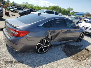 2019 Honda Accord Sport with VIN 1HGCV1F31KA080588, listed as a Copart auction lot 52053795 with 137,268 mi miles and Salvage Title. Bid and sale history available at DreamBid. Image 3.