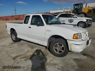 2002 Ford Ranger XL with VIN 1FTYR14UX2PB14190, listed as a Copart auction lot 43252085 with 60,518 mi miles and Salvage Title. Bid and sale history available at carsss.com. Image 4.