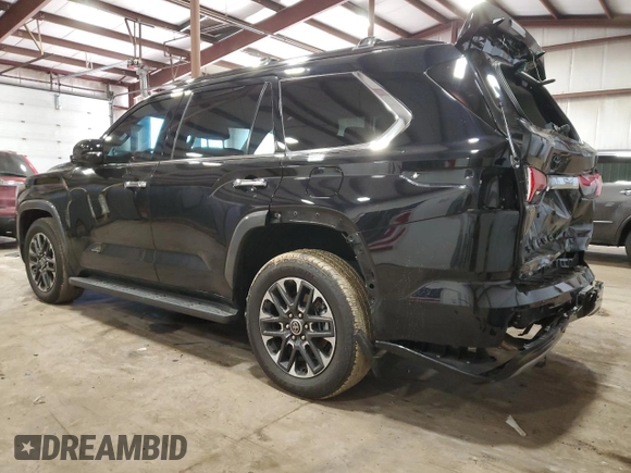 2023 Toyota Sequoia SR5 with VIN 7SVAAABA7PX018189, listed as a Copart auction lot 87248474 with 16,588 mi miles and Salvage Title. Bid and sale history available at carsss.com. Image 2.