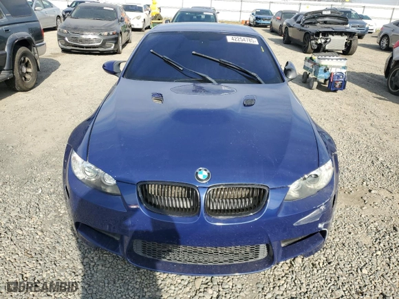 2011 BMW M3 with VIN WBSDX9C52BE585185, listed as a Copart auction lot 42254785 with 96,085 mi miles and Salvage Title. Bid and sale history available at carsss.com. Image 5.