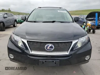 2012 Lexus RX 450h with VIN JTJBC1BA1C2046549, listed as a Copart auction lot 59637875 with 114,353 mi miles and Salvage title. Bid and sale history available at DreamBid. Image 5.