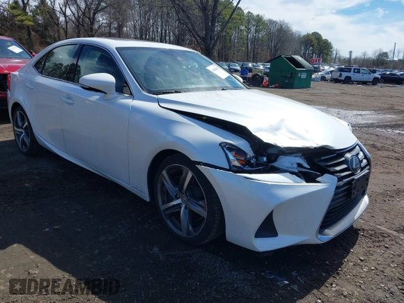 2019 Lexus IS 300 with VIN JTHC81D23K5040018, listed as a IAAI auction lot 41824842 with 40,039 mi miles and . Bid and sale history available at DreamBid. Image 6.