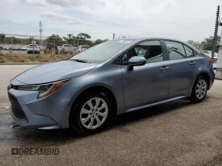 2022 Toyota Corolla LE with VIN 5YFEPMAE2NP381799, listed as a Copart auction lot 54174795 with 48,223 mi miles and Clean Title. Bid and sale history available at carsss.com. Image 1.