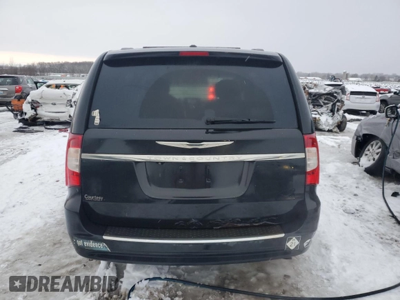 2013 Chrysler Town & Country Touring with VIN 2C4RC1BG9DR737336, listed as a Copart auction lot 85334654 with 202,586 mi miles and Clean Title. Bid and sale history available at carsss.com. Image 6.