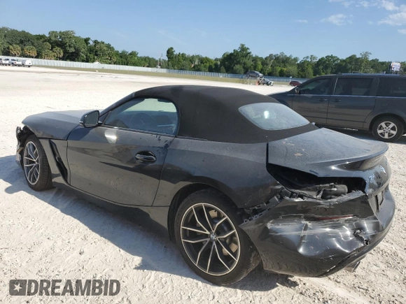 2021 BMW Z4 sDrive30i with VIN WBAHF3C02MWX19300, listed as a Copart auction lot 51023314 with 30,020 mi miles. Bid and sale history available at carsss.com. Image 2.
